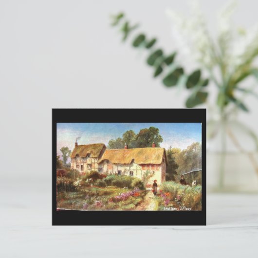 旧はがき、シュタリー、アン・ハサウェイのコテージ ポストカード (スタンド正面)