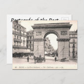 旧はがき – ディジョン、コートドール、フランス ポストカード (正面/裏面)