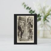 旧はがき、ニューヨーク市、クライスラー建物 ポストカード (スタンド正面)