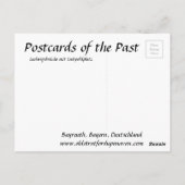 旧はがき – バイロイト、ドイツ ポストカード (裏面)