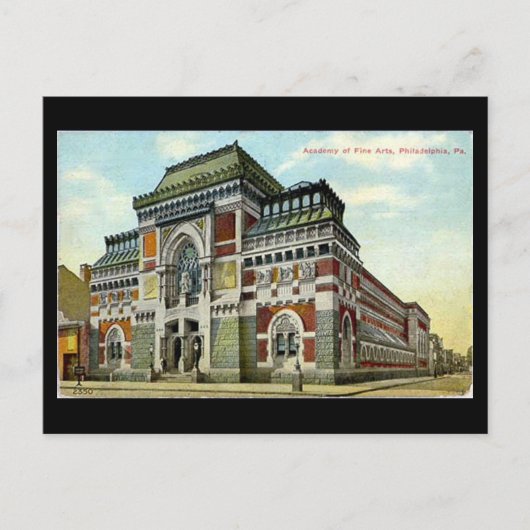旧はがき – フィラデルフィア，ファインアート ポストカード (正面)