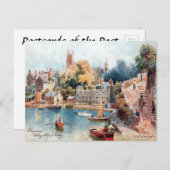 旧はがき – ペンザンス、コーンウォール ポストカード (正面/裏面)