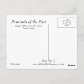 旧はがき – ポープピウスX ポストカード (裏面)