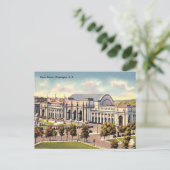 旧はがき – ユニオン駅、ワシントンDC ポストカード (スタンド正面)