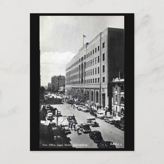 旧はがき – ヨハネスブルグ通りジェッペ ポストカード (正面)