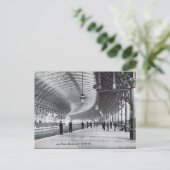 旧はがき – ヨーク鉄道駅 ポストカード (スタンド正面)