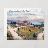 旧はがき – ロトルア，ニュージーランド ポストカード (正面/裏面)