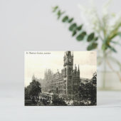 旧はがき – ロンドンのセントパンクラスステーション ポストカード (スタンド正面)