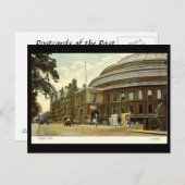 旧はがき – ロンドン王室のアルバートホール ポストカード (正面/裏面)