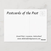 旧はがき-ローザンヌ(スイス) ポストカード (裏面)