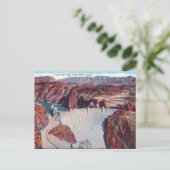 旧はがき – 大きい石ダム,アメリカ ポストカード (スタンド正面)