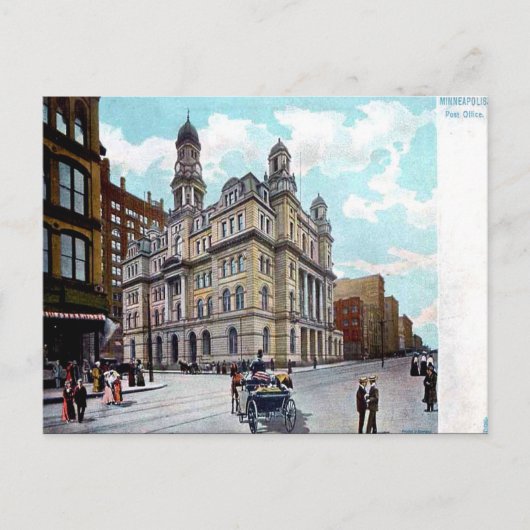 旧はがき – 米国ミネソタ,ミネアポリス ポストカード (正面)