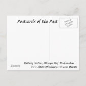 旧はがき – 鉄道駅、ウェミス湾 ポストカード (裏面)