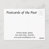 旧はがき – Harbor Bridge, Sydney, NSW ポストカード (裏面)