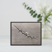 旧はがき – KLM すごい Constellation ポストカード (スタンド正面)