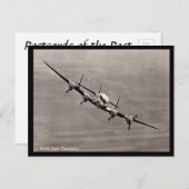 旧はがき – KLM すごい Constellation ポストカード (正面/裏面)