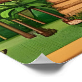 旧アステカ町 | AIアートポスター ポスター (角)