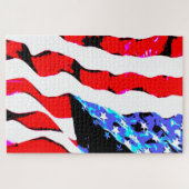 旧アメリカ国旗 ジグソーパズル (横)