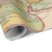 旧アラビアの半島の地図（1912年）  ラッピングペーパー (ロールコーナー)