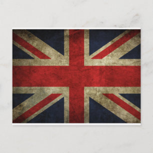 旧アンティークイギリス連合国旗 ポストカード