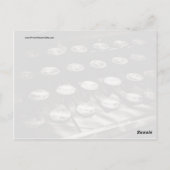 旧アンティークタイプライター鍵白黒 ポストカード (裏面)