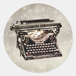 旧アンティークヴィンテージタイプライター収集可能 ラウンドシール