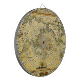 旧アンティーク世界地図 ダーツボード (正面左)