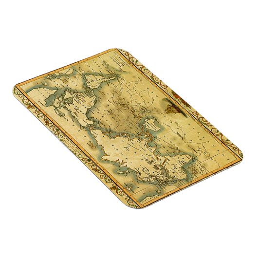 旧アンティーク世界地図 マグネット (右側)