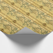 旧アンティーク世界地図 ラッピングペーパー (角)