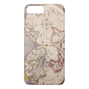 旧アンティーク世界地図 iPhone 8 PLUS/7 PLUSケース