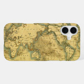 旧アンティーク世界地図 iPhoneケース (裏面横)