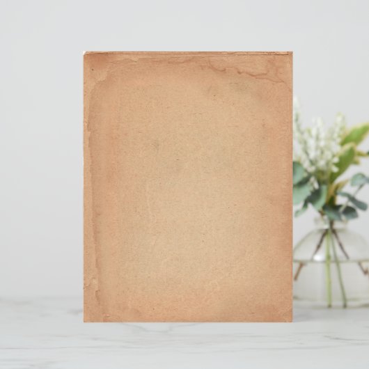 旧アンティーク層状紙レターヘッド (スタンド正面)