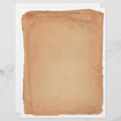 旧アンティーク層状紙レターヘッド (正面/裏面)