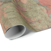 旧イエローストーン地質図（1904年） ラッピングペーパー (ロールコーナー)