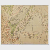 旧イタリア物理地図(1881) ラッピングペーパー (フラット)