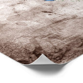 旧イリノイ州旗； ポスター (角)