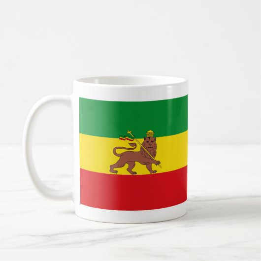 旧エチオピア国旗 コーヒーマグカップ (左)