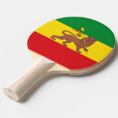旧エチオピア国旗 卓球ラケット (正面アングル)