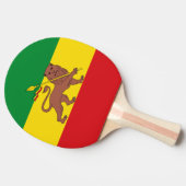 旧エチオピア国旗 卓球ラケット (横)