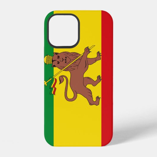 旧エチオピア国旗 iPhoneケース (裏面)