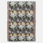 旧エルサレム旧市街地を歩いて家に帰る スローブランケット (正面縦)