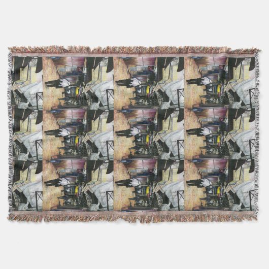 旧エルサレム旧市街地を歩いて家に帰る スローブランケット (正面)