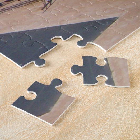 旧エルジェムローマの円形劇場の遺跡チュニジア ジグソーパズル (側面)