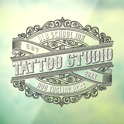 旧カスタマイズ校墨タトゥーショップ事業 ウィンドウサイン (シート3)