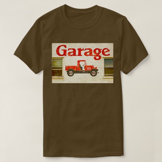 旧ガレージ Tシャツ (デザイン正面)