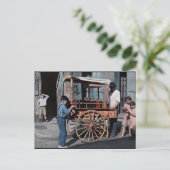 旧クォーフランスのタートカート ポストカード (スタンド正面)