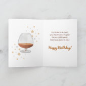 "旧クラシック誕生日"パニーBrandy Snifter カード (内部)