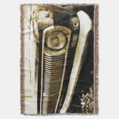 旧クラシック車のヘッドライト#2 スローブランケット (正面縦)