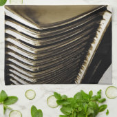 旧クラシック車ヘッドライト キッチンタオル (折り畳み)