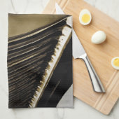 旧クラシック車ヘッドライト キッチンタオル (四つ折り)